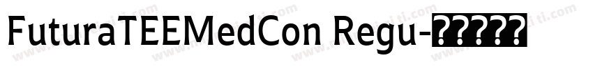 FuturaTEEMedCon Regu字体转换